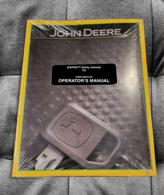 JOHN DEERE TX GATOR Utility Vehicle Owners Operators Manual #7