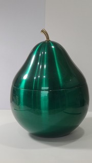 Ice Bucket in the Shape of Pear from Daydream Production Australia 1960s Green