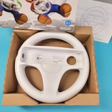 Nintendo Mario Kart Wii Box With Original Steering White NO GAME