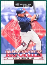 Kevin Mench - 2002 Donruss The Rookies #82 - Texas Rangers Baseball Card