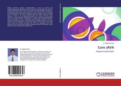 Core JAVA K. Raghava Rao