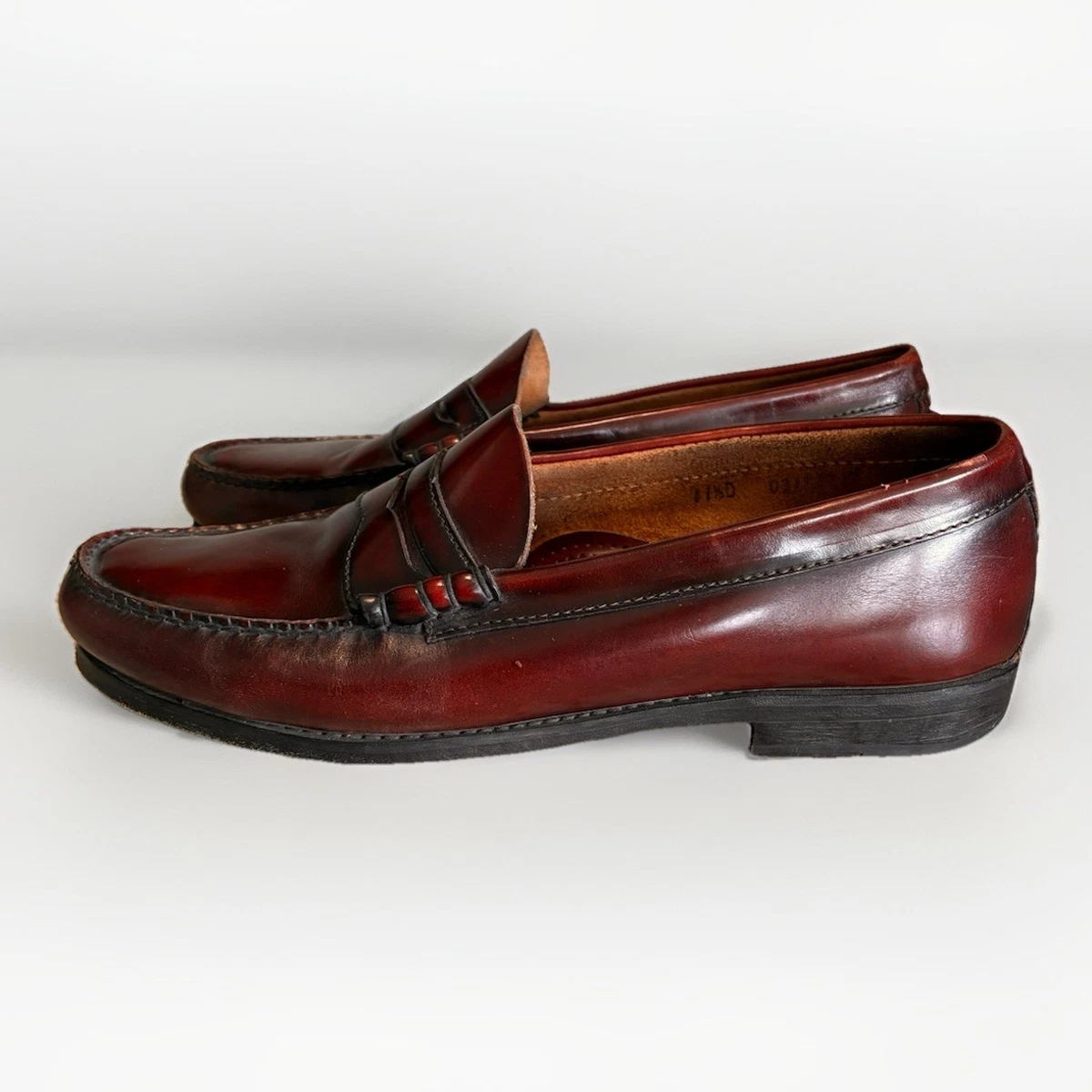 G.H. Bass Weejuns Waldo Penny Loafers Brown Suede Leather Men\'s Shoes Size 11.5D Weejuns - Etsy Canada main image 3