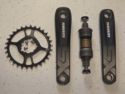 SRAM SX Crankset 170mm and Power Spline 68-73mm Bottom Bracket boost 3mm offset