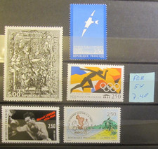 Francja - kl. Zestaw 5 wartości, **