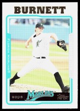 2005 Topps #609 A.J. Burnett - EX