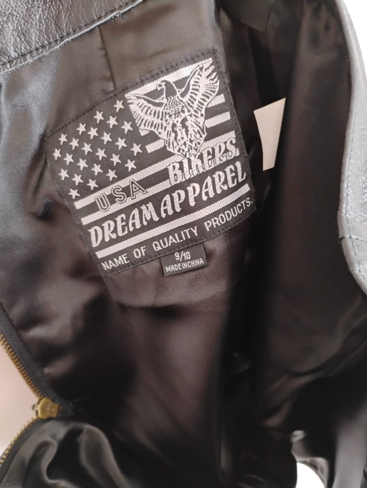 U.S.A Bikers Dream Apparel Women's Leather Shorts