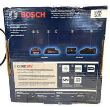 BOSCH GXS18V-15N15 18V Starter Kit 4 Ah Advanced Power Battery & 18V Charger NEW