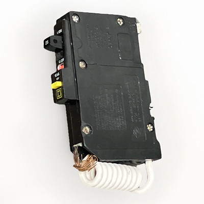 #ad Square D QO125GFI Mini circuit breaker QO 25A 1P 120V 10kA Used WARRANTY $18.99