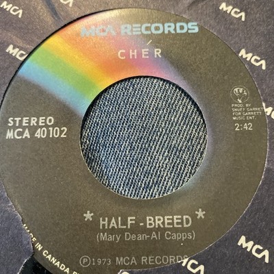 Cher- Half-Breed/Melody- 45 record