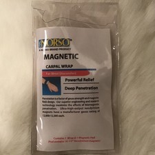 NORSO Wrist Wrap Neodymium Magnet Therapy Carpal Tunnel Arthritis Pain NOS  USA