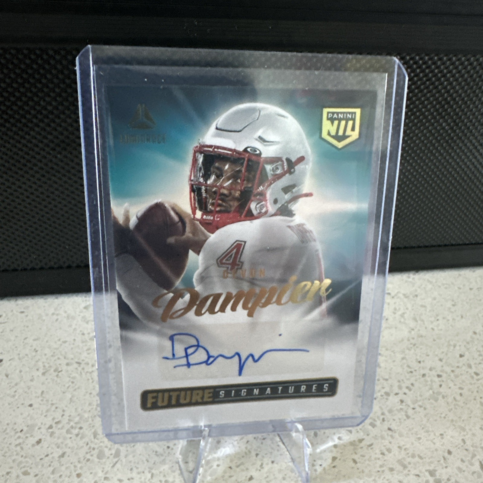 2025 Panini Luminance Devon Dampier NIL Future Signatures