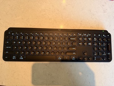 Logitech MX Keys S Full-Size Bluetooth Wireless Keyboard - Black