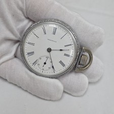 Antique Waltham Pocket Watch 16s Model 1899 Grade 610 7 Jewels WORKING