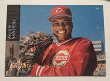 1994 Upper Deck Electric Diamond Reggie Sanders Cincinnati Reds #222
