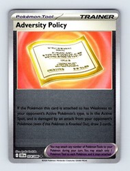 Adversity Policy 074/086 Chaos Rising Reverse Holo