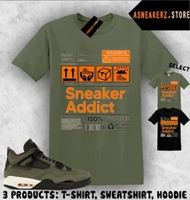 Shirt To Match Undefeated x AJ 4 OG 2025 Sneaker Matching Tee Sneakerhead Addict