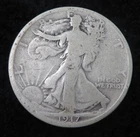 1917 Walking Liberty Half Dollar * 4 Digits in Date * Great for a Book * 5072