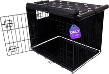 30 Inch Windproof Dog Crate Cover - 600D Oxford Fabric, Perfect for All Breeds