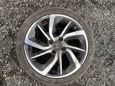 CITROEN DS3 17 INCH DIAMOND CUT ALLOY WHEEL RIM& TYRE 9805895877 GENUINE