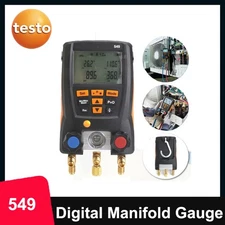 BRAND NEW Testo 549 Refrigeration Digital Manifold HVAC Gauge Meter 0560 0550
