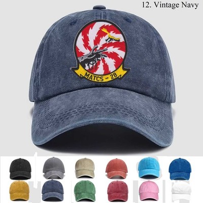 Customized Personalization Embroidered Hat Usmc Matcs-28, Trucker Hat, Gift Idea