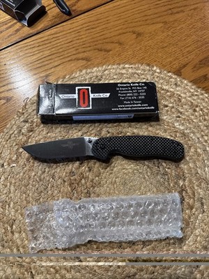 Ontario Rat Model 1 D2 Limited Edition Carbon Fiber Pocketknife
