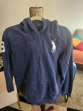 Polo Ralph Lauren Hoodie Large Logo Kids XL Used Good Condition