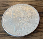 1889 Silver Morgan Dollar - Scarce  Lustrous