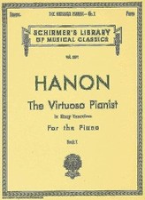 Hanon - The Virtuoso Pianist in 60 Exercises - Book 1  Piano Technique Book  E