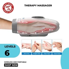 HAND MASSAGER RENPHO CORDLESS ELECTRIC WITH COMPRESSION 6 LEVELS PRESSURE POINT