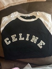 Celine Black And White Tee 