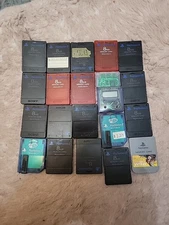 Sony PlayStation 2 1 Memory Cards 20 Cards Q16 X15