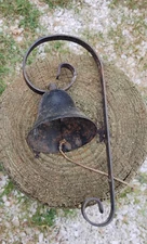 Vintage Metal Store Front Door / Dinner Bell Primitive, Rustic Decor