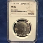 1976-S  50C Kennedy Silver Half Dollar NGC MS67