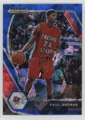 2021-22 Panini Prizm Draft Picks Blue Ice Prizm 35/99 Paul George #69 17hc