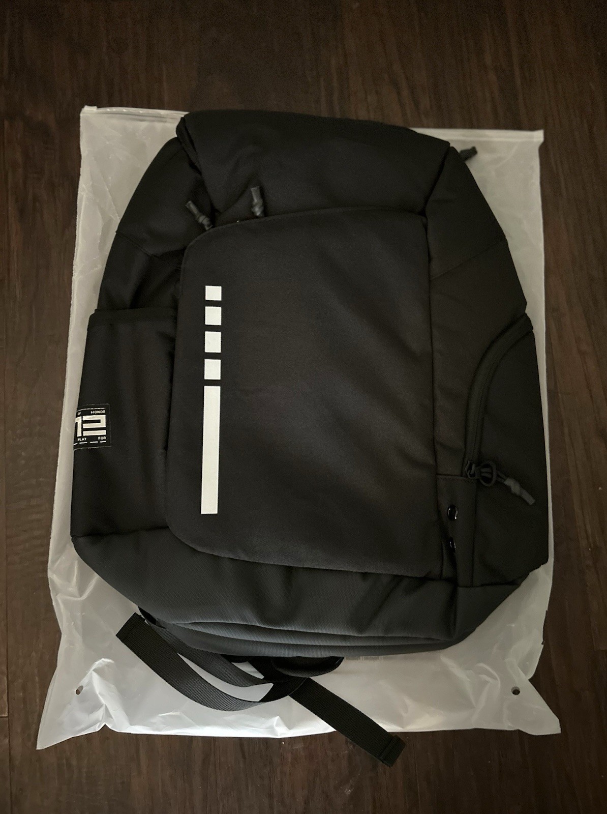 Nike Men's Hoops Elite Backpack, Black Anthracite and Metallic Silver