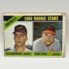 1966 Topps Eddie Barnowski / Eddie Watt #442 BAL