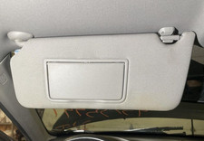 2012-2015 Honda Crosstour Left Driver Sun Visor With Illumination Gray Color Oem