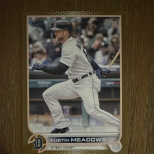 Topps 2022 Update Gold Austin Meadows Detroit Tigers Card US199 /2022