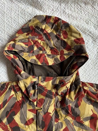 Burton Snowboardjacke Gr. XL Feather Camo AOP Full Zip Kapuze Ski Schnee - Bild 6 von 15