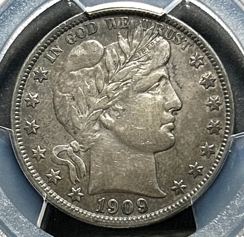1909-S Barber Half Dollar PCGS XF Details