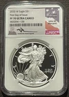 2020-W $1 SILVER AMERICAN EAGLE NGC PF70 FDOI signed John M. Mercanti : 08143