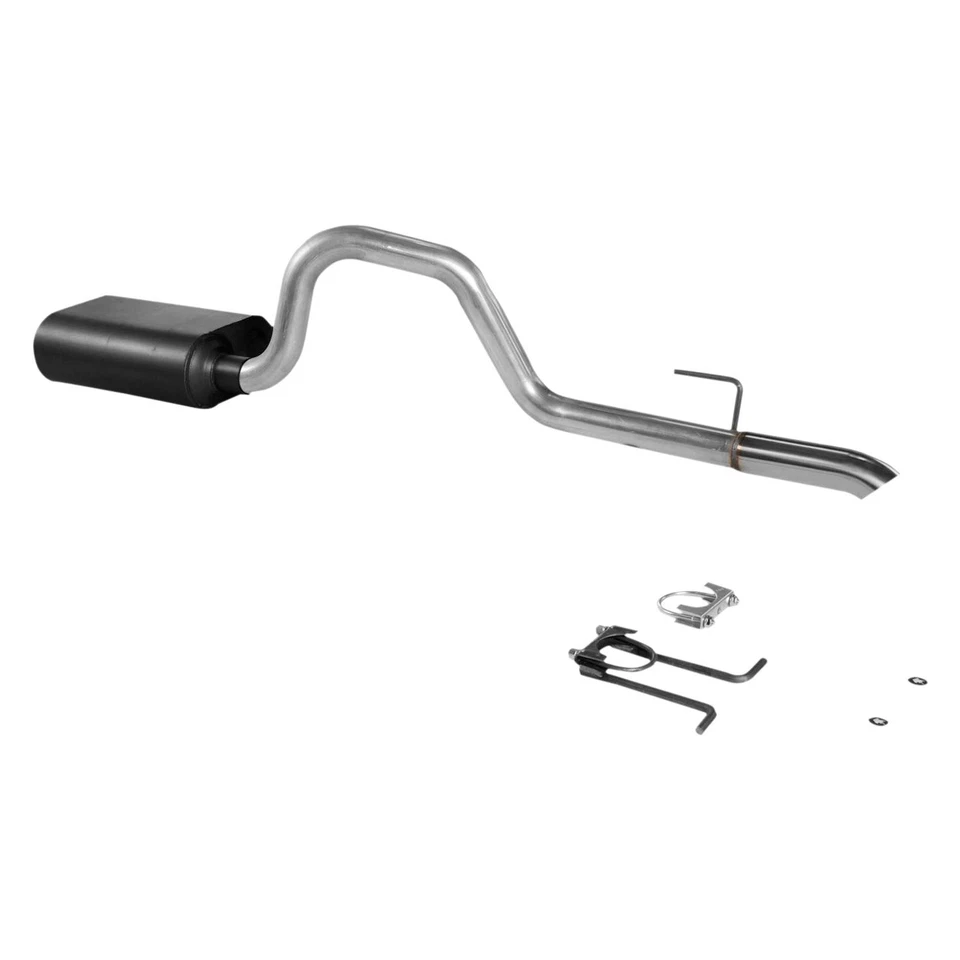 For Jeep Wrangler 91-95 Exhaust System Force II Aluminized Steel Cat-Back Foto 4 de 4