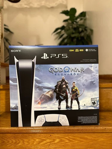 Sony PlayStation 5 Digital Edition PS5 God of War GOW Ragnarok Bundle New✈️✈️