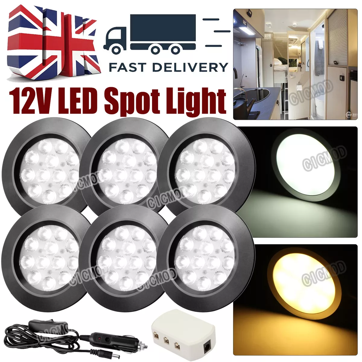 12v led 2024 dot lights