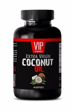 Healthy benefits - Extra Virgin COCONUT OIL 3000 Mg - Detoxifies the Body - 1 B