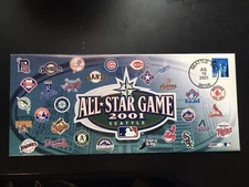 2001 MAJOR LEAGUE BASEBALL ALL-STAR GAME -FIRST DAY OF ISSUE ENVELOPE