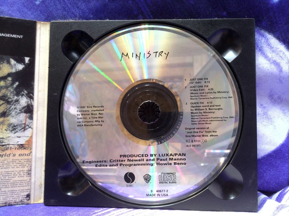 Ministry - сингл Just One Fix (CD)  - Изображение 3 из 3