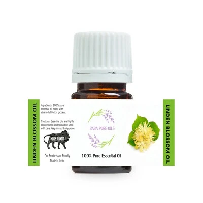 GUZARISH LINDEN BLOSSOM OIL PURE NATURAL ESSENTIAL PURE ORGANIC FROM INDIA USD