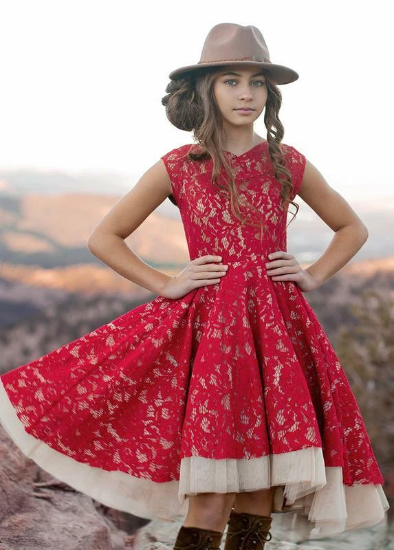 Old fashioned sale red dress